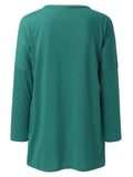 Full Size Round Neck Long Sleeve T-Shirt - Trendsi - Flyclothing LLC