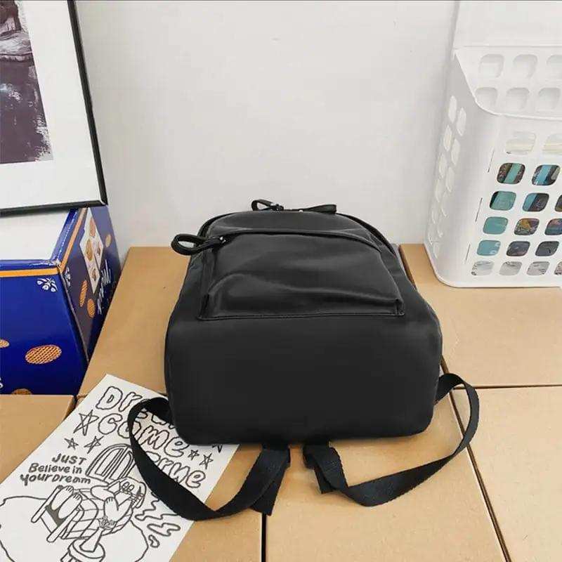 PU Leather Zip Backpack Bag - Trendsi - Flyclothing LLC