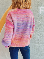 Button Up Long Sleeve Cardigan - Trendsi