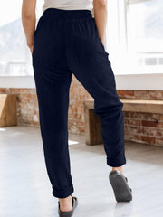 Drawstring Pants with Pockets - Trendsi