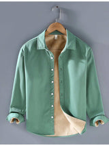 Men's Plus Size Button Up Long Sleeve Shirt - Trendsi - Flyclothing LLC