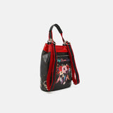 Nicole Lee USA Flower Pattern Adjustable Strap Backpack Bag - Trendsi - Flyclothing LLC