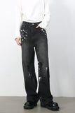 Men's Paint Loose Jeans - Trendsi