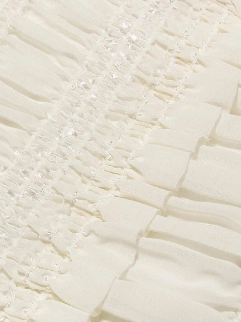 Frill Tiered Textured Maxi Cami Dress - Trendsi - Flyclothing LLC