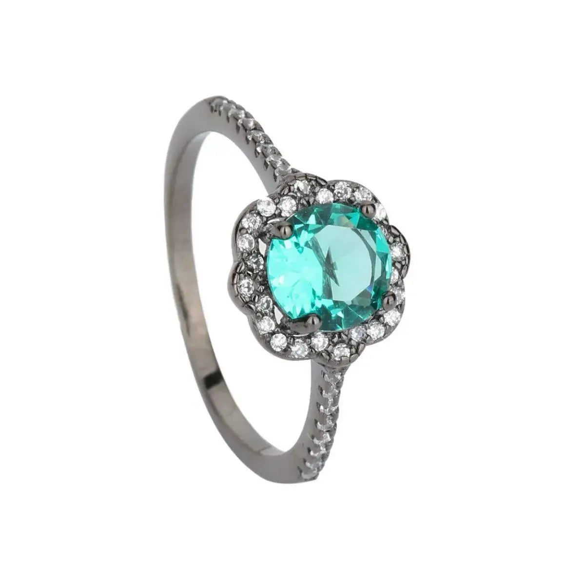 925 Sterling Silver Zircon Minimalist Ring - Trendsi - Flyclothing LLC
