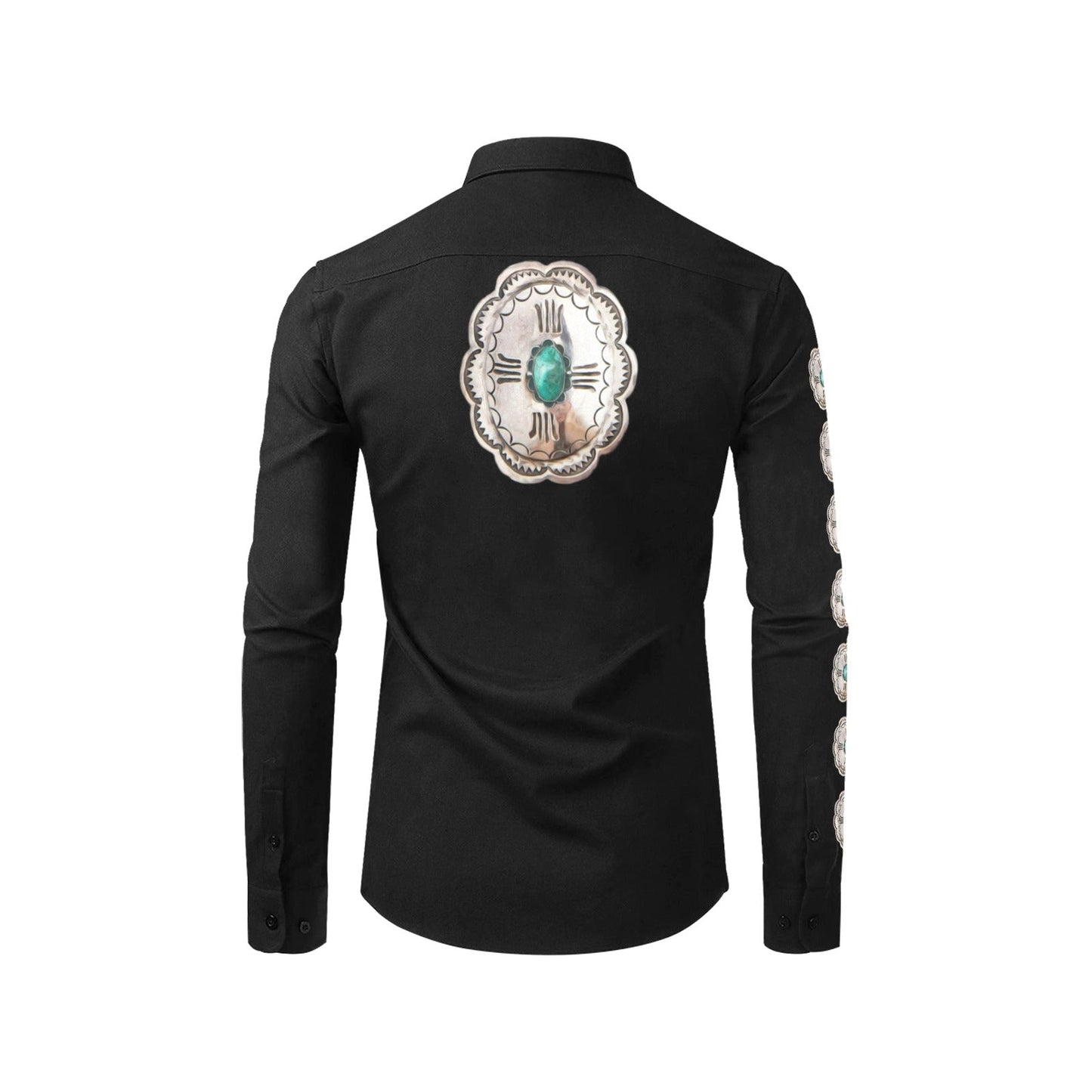 Baha Ranch Turquoise Concho Men's Western Button Up