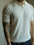 Men's Plus Size Button Detail Short Sleeve Polo - Trendsi