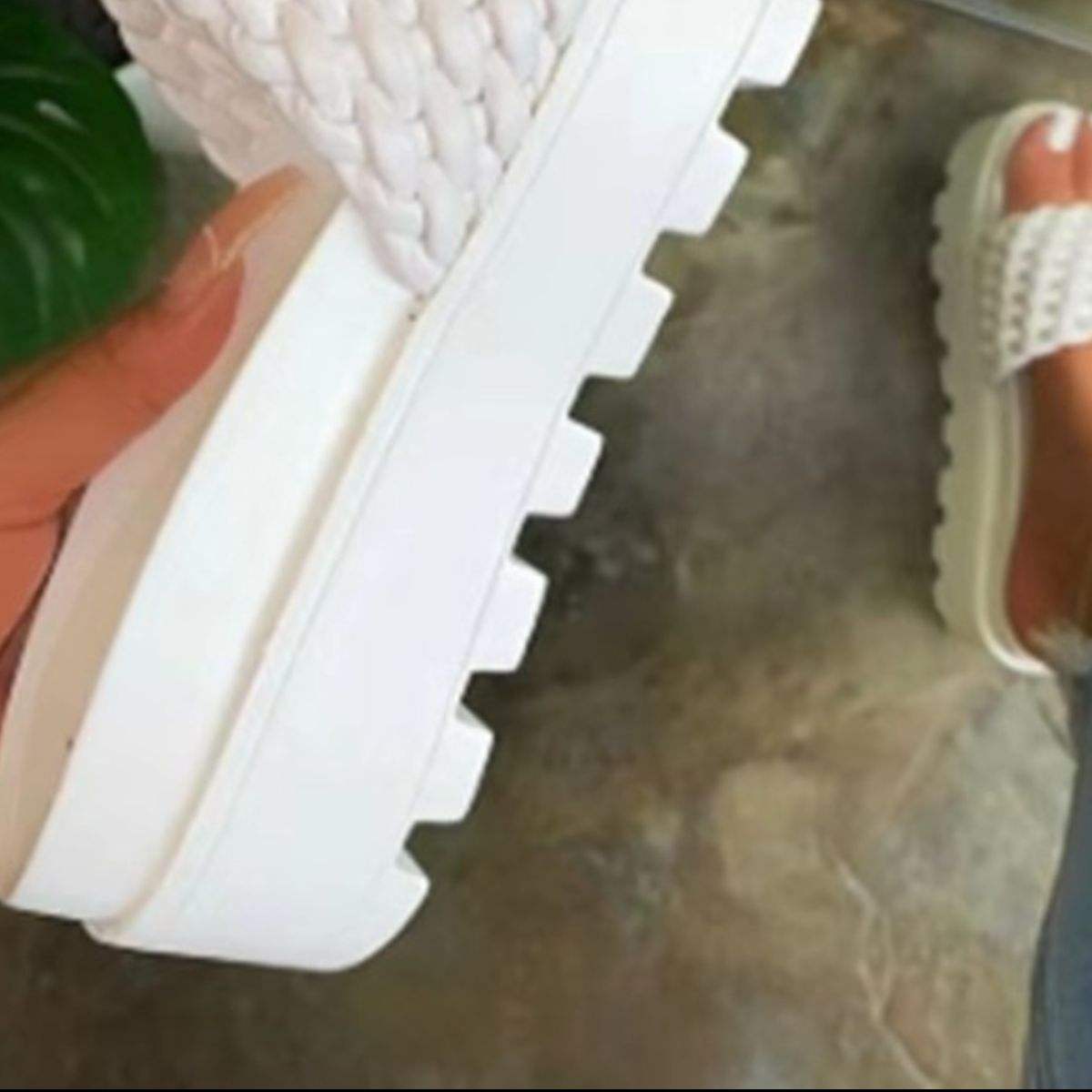 PU Leather Open Toe Platform Sandals - Trendsi - Flyclothing LLC