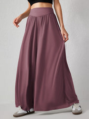 High Waist Wide Leg Pants - Trendsi