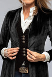 Slit Back Open Front Cardigan - Trendsi