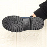 Lace-Up Platform Loafers - Trendsi - Flyclothing LLC