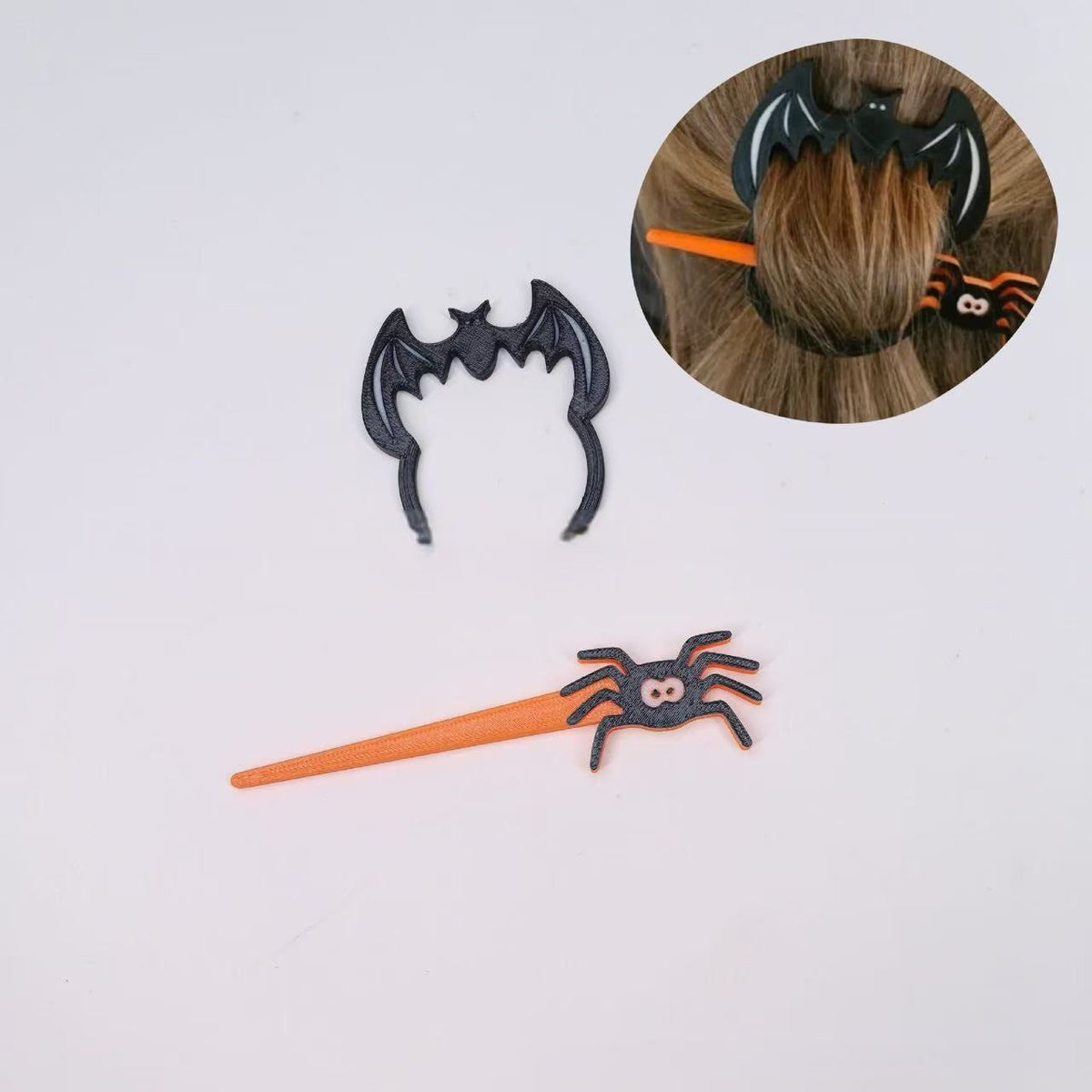 Halloween Barrettes Witch Bat Hairpin - My Store - Flyclothing LLC