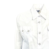 Rockmount Ranch Wear Women's Classic Pima Cotton Solid White Western Shirt - Rockmount Clothing - Flyclothing LLC