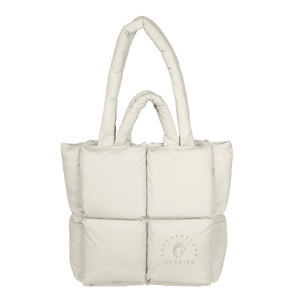 Northeastern U Sand Puff Tote