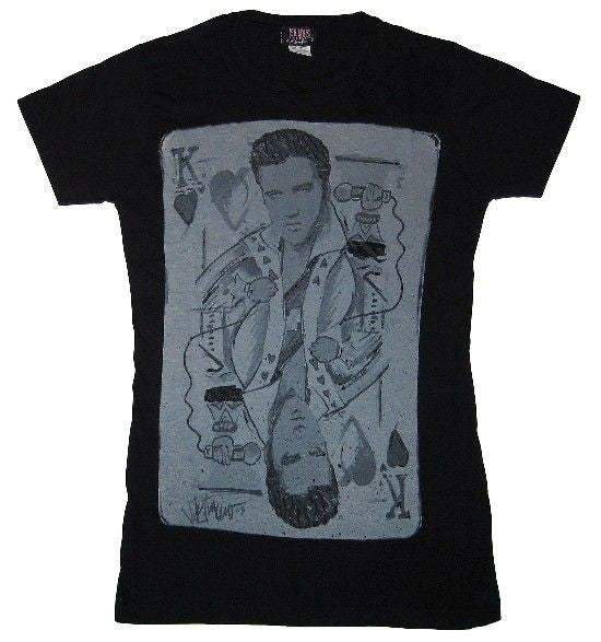 Elvis King of Hearts Junior Tee - Elvis Presley - Flyclothing LLC