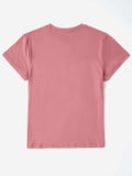 Graphic Round Neck Short Sleeve T-Shirt - Trendsi - Flyclothing LLC