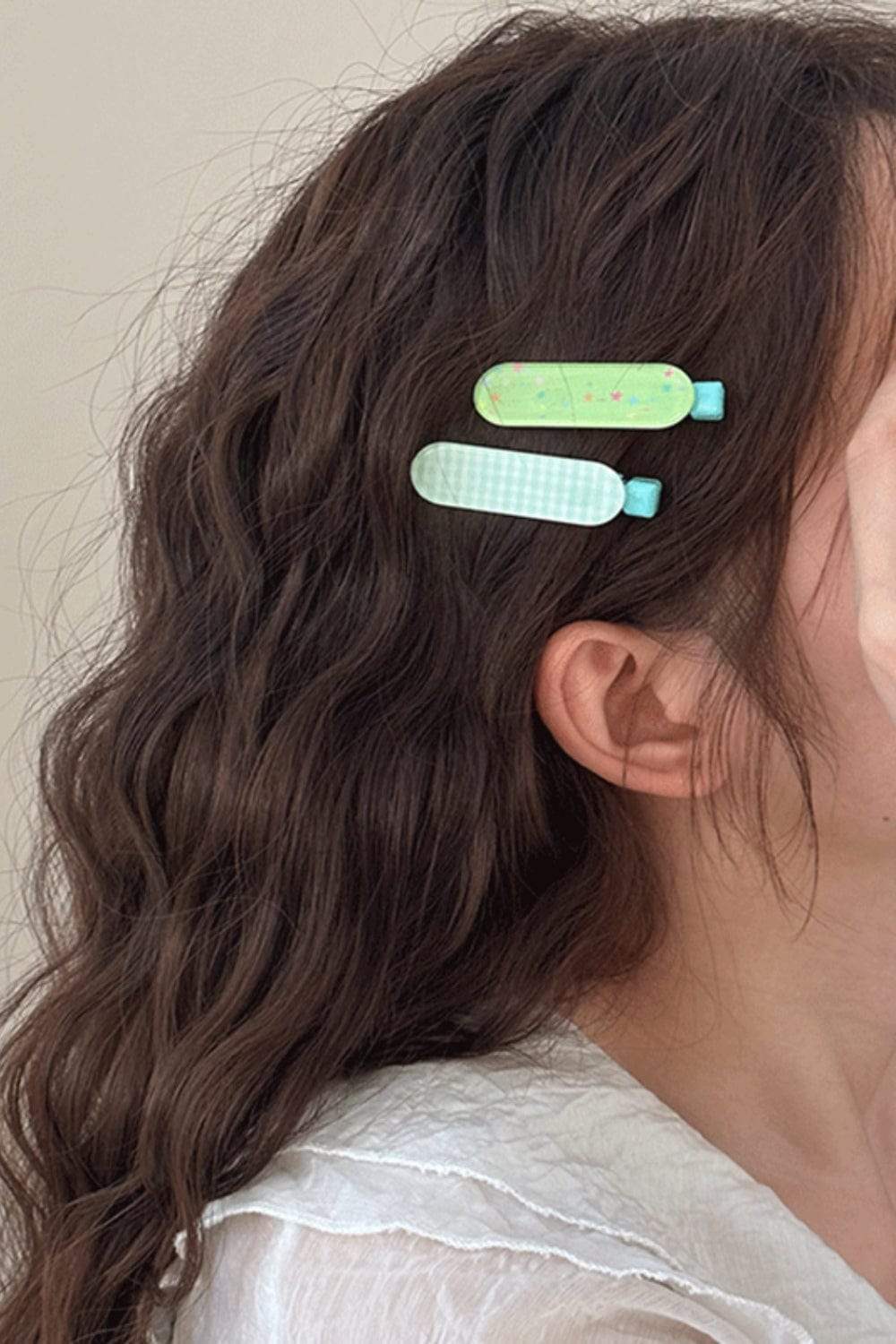 2-Piece Acrylic Hair Pins - Trendsi - Flyclothing LLC