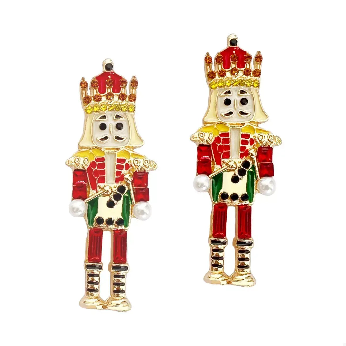 Christmas Nutcracker Earrings - Trendsi - Flyclothing LLC