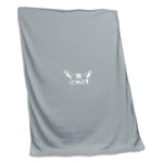 Southern Connecticut Gray Sweatshirt Blanket (Screened)