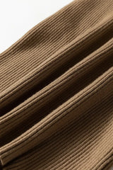 Mock Neck Ribbed Knit Sweater Vest - Trendsi - Flyclothing LLC