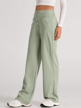 High Waist Wide Leg Pants - Trendsi - Flyclothing LLC