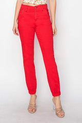 RISEN Full Size High Waisted Jogger Jeans - Trendsi - Flyclothing LLC