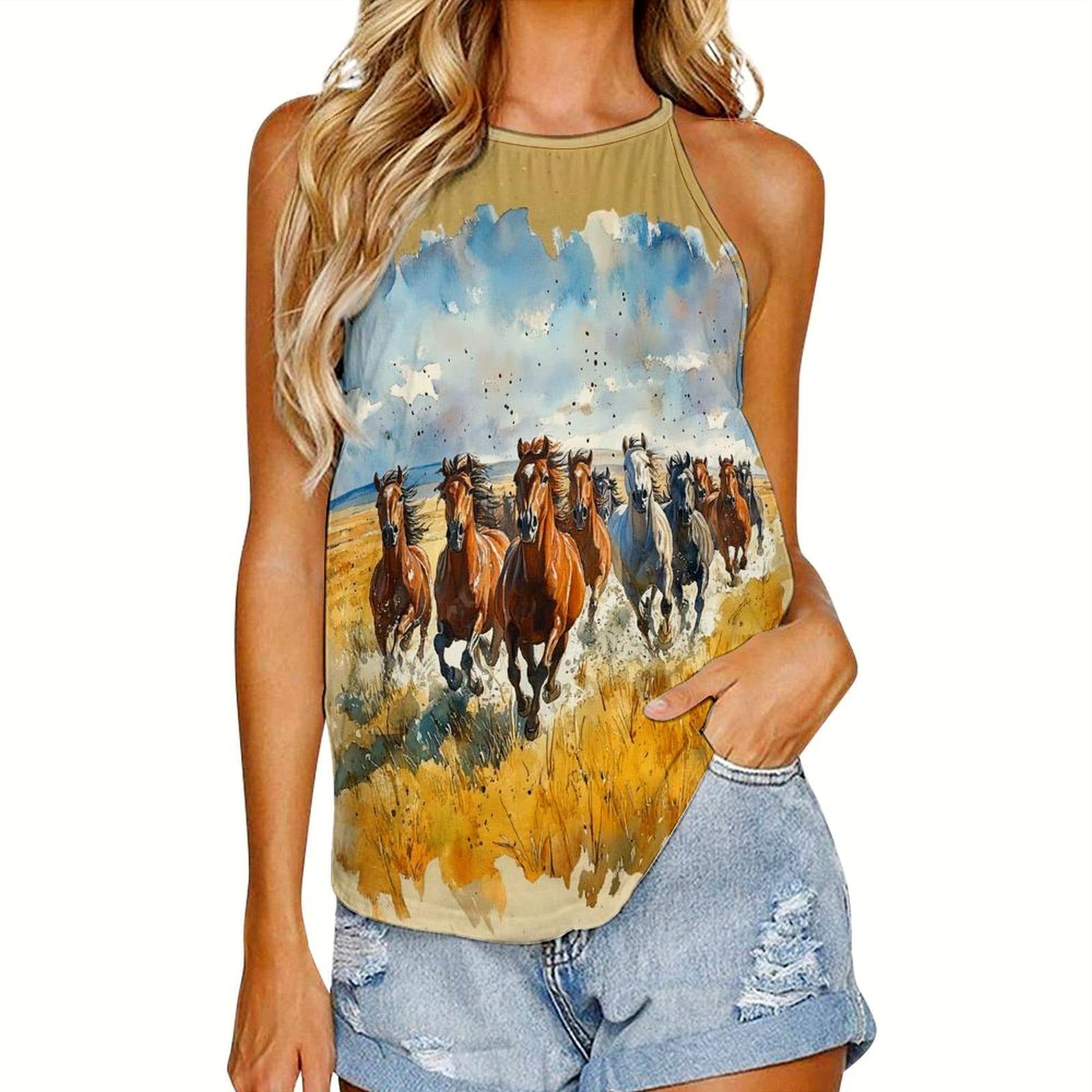Baha Ranch Wild Horses Tank Top