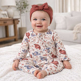 Wildflower Rodeo Cowgirl Zipper Romper - Bamboo Baby - Tesa Babe - Flyclothing LLC