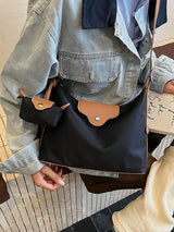 Hobo Crossbody Bag with Coin Purse - Trendsi - Flyclothing LLC