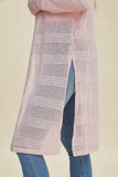 Double Take Full Size Open Front Longline Cardigan - Trendsi - Flyclothing LLC