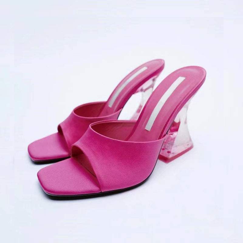 Open Toe High Heel Sandals - Trendsi - Flyclothing LLC