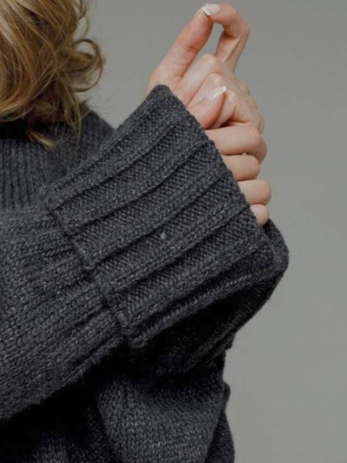 Pocketed Open Front Dropped Shoulder Cardigan - Trendsi - Flyclothing LLC