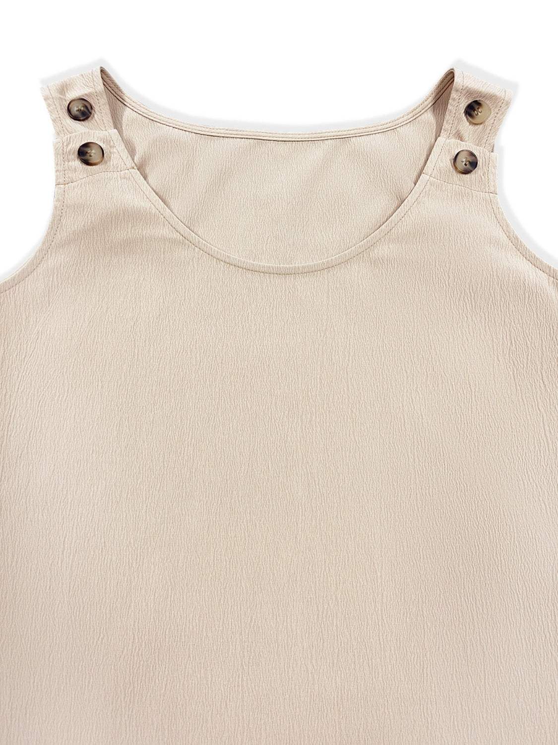 Pocketed Scoop Neck Sleeveless Dress - Trendsi - Flyclothing LLC