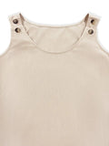 Pocketed Scoop Neck Sleeveless Dress - Trendsi