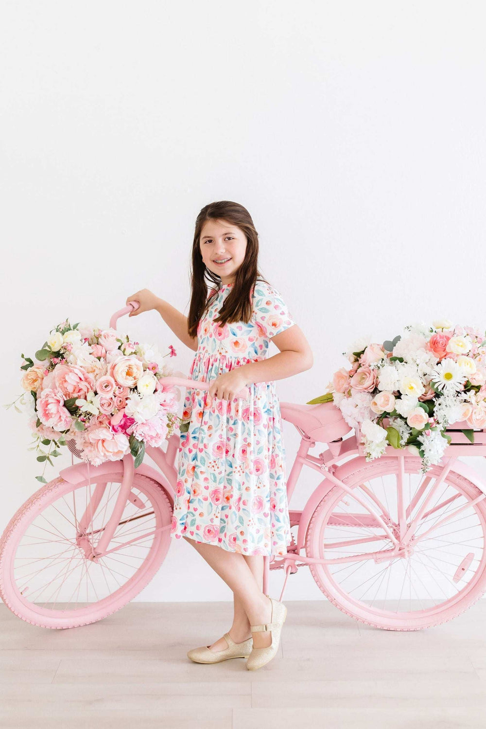 Rosettes S/S Pocket Twirl Dress - Mila & Rose ® - Flyclothing LLC