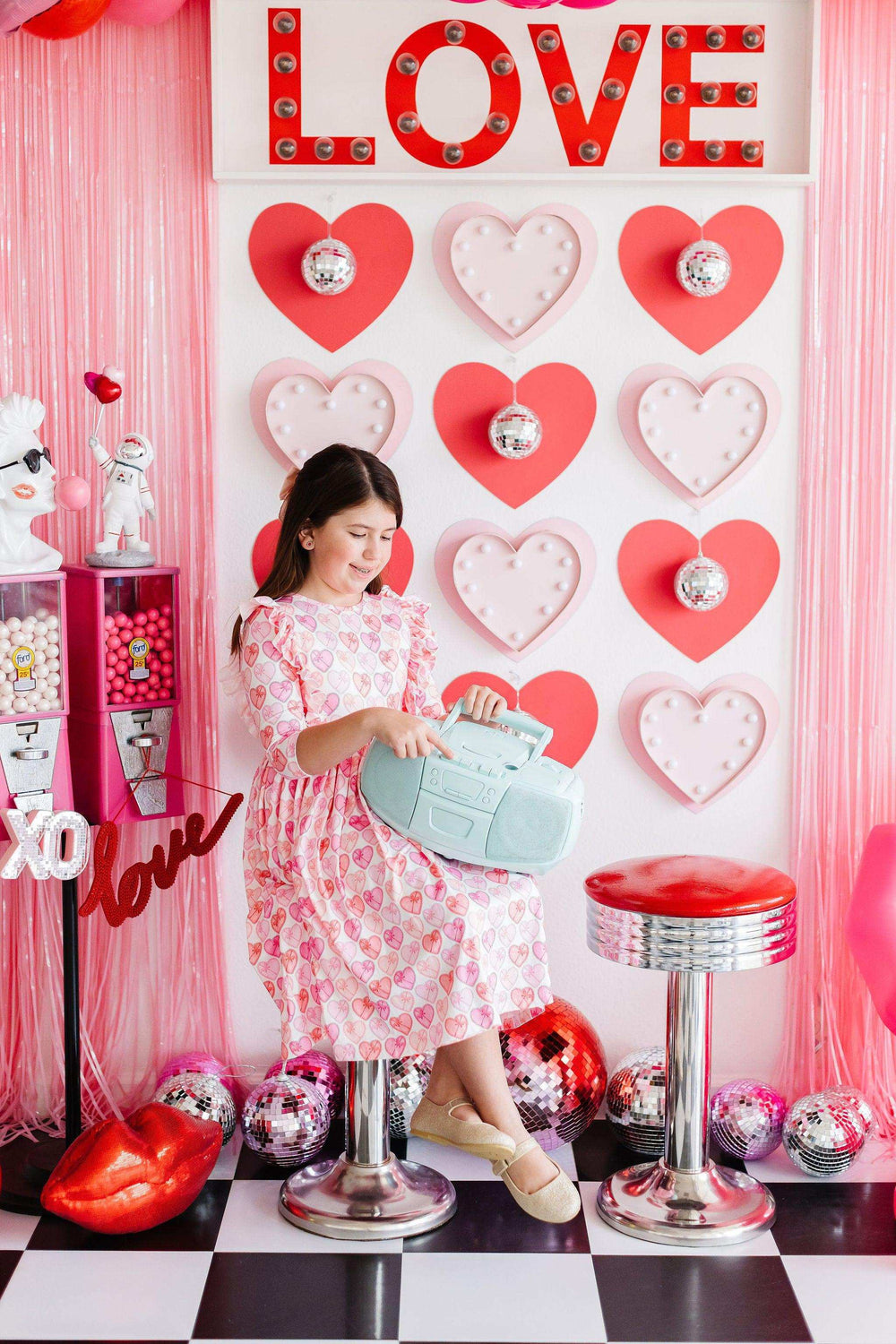 Melt My Heart 3/4 Sleeve Ruffle Twirl Dress - Mila & Rose ® - Flyclothing LLC