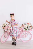 Dots & Daisies Smocked Ruffle Dress - Mila & Rose ® - Flyclothing LLC