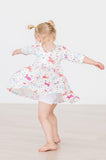 White Twirl Shorts - Mila & Rose ®
