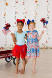 Patriotic Patchwork Tutu Shorts - Mila & Rose ® - Flyclothing LLC