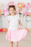 Berries & Bows S/S Ruffle Tee - Mila & Rose ®