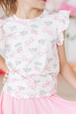 Berries & Bows S/S Ruffle Tee - Mila & Rose ®