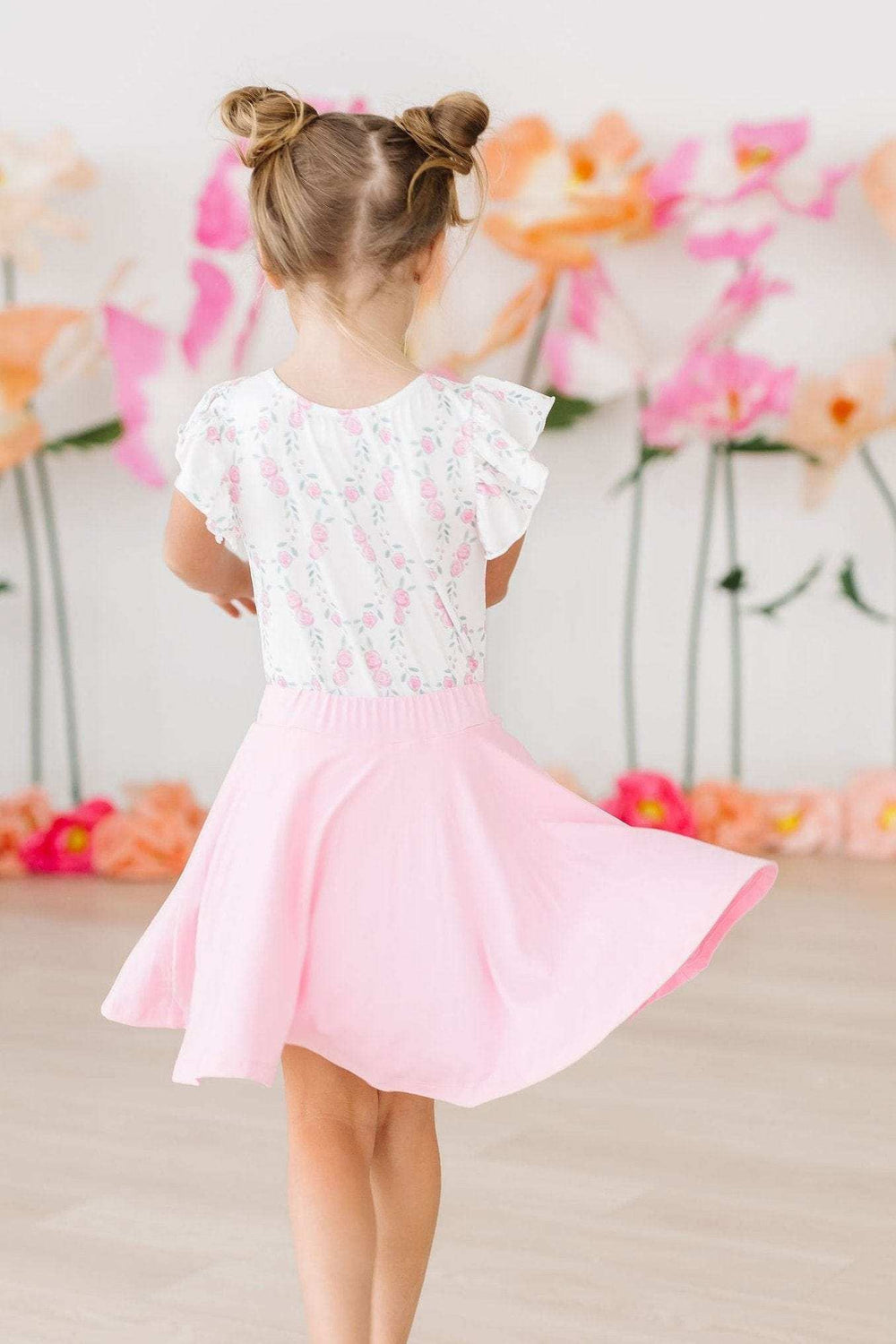 Bubblegum Pink Twirl Skort - Mila & Rose ® - Flyclothing LLC