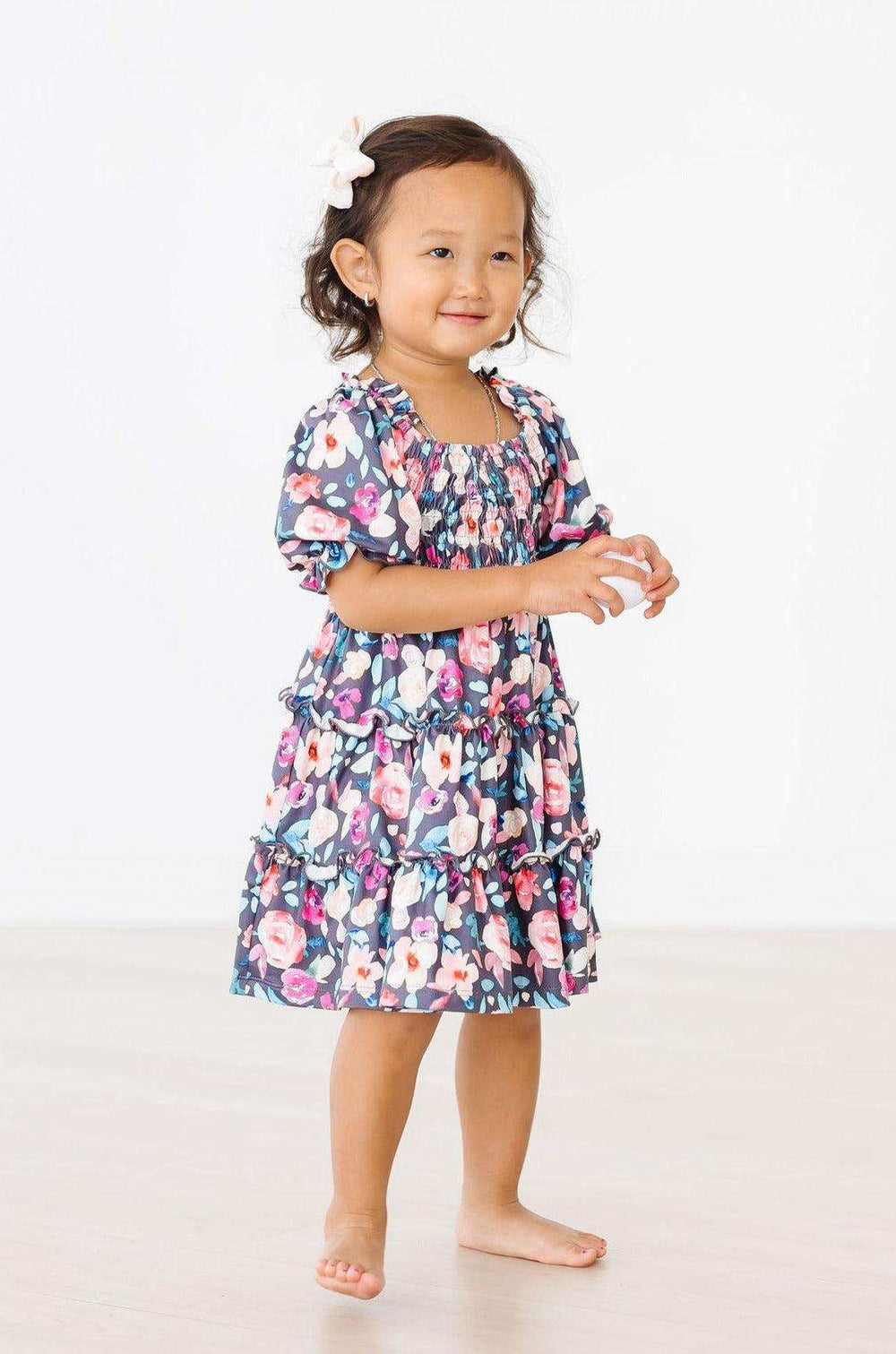 Beauty in Bloom Smocked Ruffle Dress - Mila & Rose ® - Flyclothing LLC