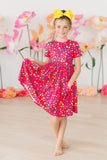 Polka Dot Party S/S Pocket Twirl Dress - Mila & Rose ®