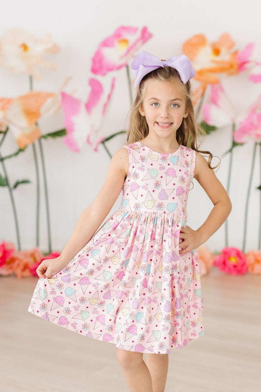 Ice Cream & Shout Tank Twirl Dress - Mila & Rose ® - Flyclothing LLC