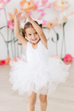 White Tank Tutu Leotard - Mila & Rose ®