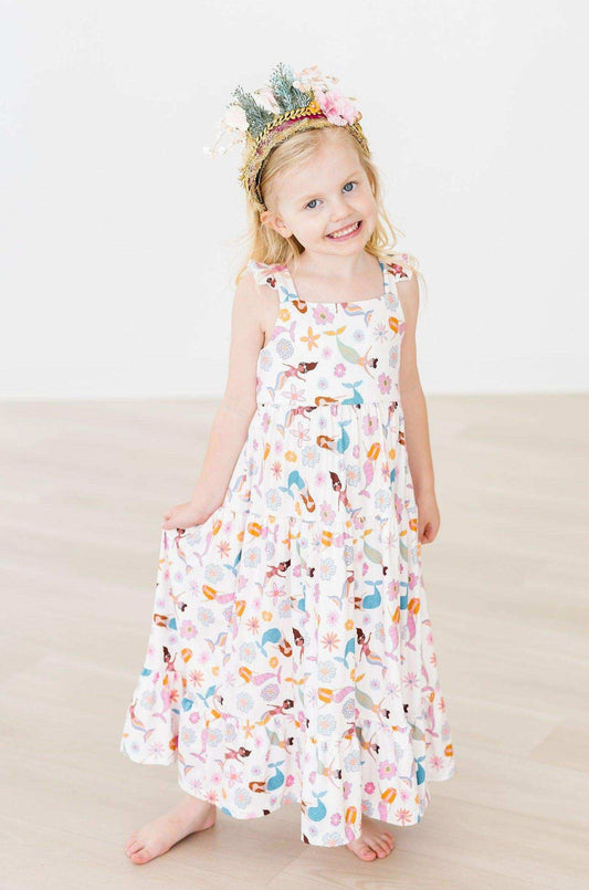 Mermaid Magic Ruffle Maxi Dress - Mila & Rose ® - Flyclothing LLC