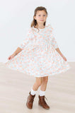 Pretty Pumpkins Ruffle Twirl Dress - Mila & Rose ® - Flyclothing LLC