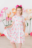 Rosettes S/S Pocket Twirl Dress - Mila & Rose ® - Flyclothing LLC