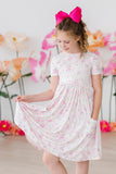 Blooming Beauty S/S Pocket Twirl Dress - Mila & Rose ®